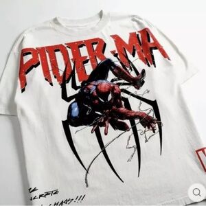 CIVIL REGIME X DARC SPORT X MARVEL SPIDERMAN “SPIDERMAN WEBS” SHIRT - XL